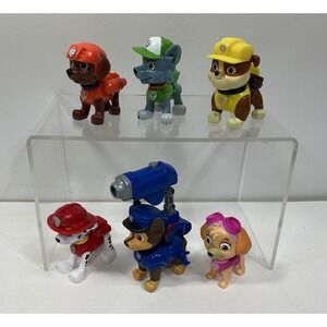 Paw Patrol Spin Master 6 Piece Set 2in Toy Figures